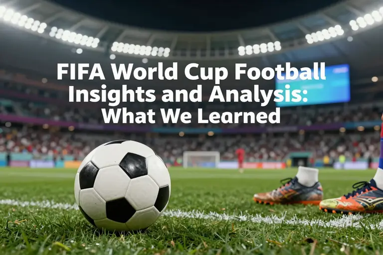 FIFA World Cup Football Insights and Analysis: What We Learned
