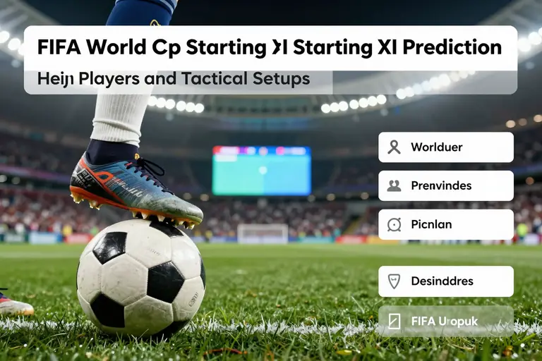 FIFA World Cup Starting XI Prediction: Key Players and Tactical Setups