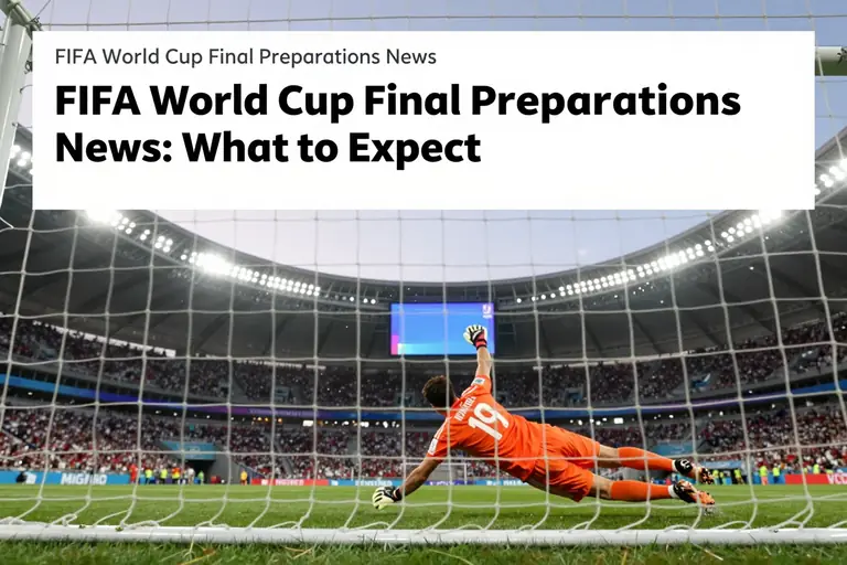 FIFA World Cup Final Preparations News: What to Expect