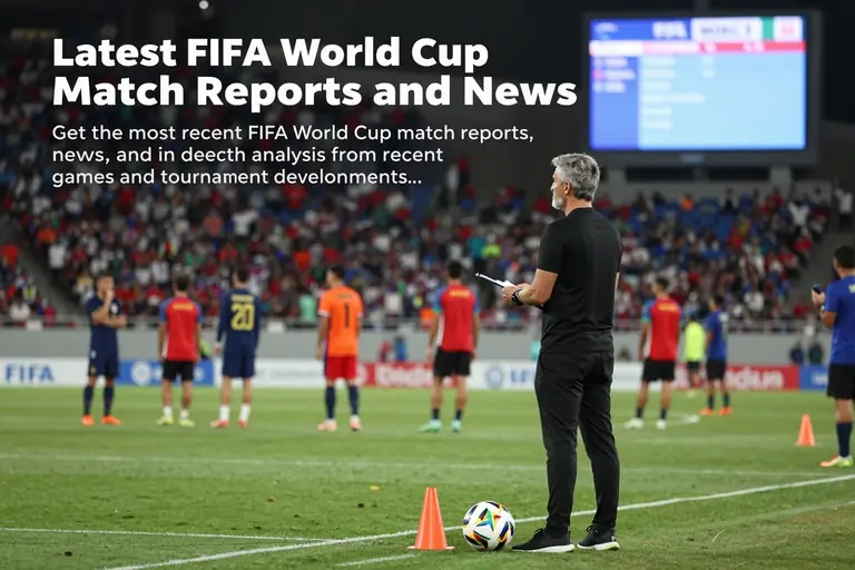 Latest FIFA World Cup Match Reports and News